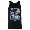 Justin Herbert Los Angeles C Slide WHT by 500 LEVEL