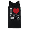 Stefon Diggs New England I Love WHT by 500 LEVEL