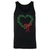 Christmas Heart Wreath WHT by 500 LEVEL