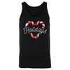 Christmas Candy Cane Heart WHT by 500 LEVEL