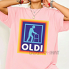 Men's Funny "Oldi" Parody T-Shirt – Golf Gift for Dad, Unisex, Casual Regular Fit Tee by Dog Mom Hat