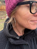 Trace Hoops | Sterling Silver by mend metalworks