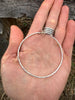 Trace Hoops | Sterling Silver by mend metalworks