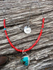 Carry Necklace | African Trade + Sterling Silver + Hubei Turquoise by mend metalworks