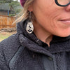 Echinacea Earrings | Sterling Silver by mend metalworks
