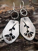 Echinacea Drop Earrings | Sterling Silver by mend metalworks