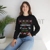 Merry Christmas Lib Funny Sweater: Funny Christmas Gag Gift Sweatshirt, Liberal Holiday Humor Pullover by Dog Mom Hat