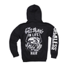 Mess Up Your Hair Hoodie by Luckless Outfitters