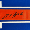 Framed Autographed/Signed Mark Messier 35x39 Edmonton Blue Hockey Jersey JSA COA