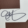 Framed Autographed/Signed Eric Metcalf 35x39 Cleveland Brown Football Jersey JSA COA
