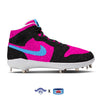 "Miami Glitter Alternate" Jordan 1 Retro Cleats