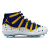 "Michigan" Jordan 11 Retro TD Football Cleats by Stadium Custom Kicks