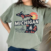 Michigan State Vintage Shirt by EnjoyMyDesign LLC