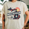 Michigan State Vintage Shirt by EnjoyMyDesign LLC
