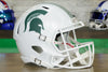 Michigan State Spartans Riddell Speed Display Helmet - Gloss White