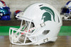 Michigan State Spartans Riddell Speed Display Helmet - Gloss White