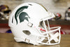 Michigan State Spartans Riddell Speed Display Helmet - Gloss White