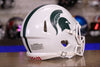 Michigan State Spartans Riddell Speed Authentic Helmet - Gloss White