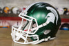 Michigan State Spartans Riddell Speed Display Helmet - Satin Green