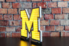 NCAA LED Infinity Logo Light - Michigan Wolverines