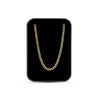 Micro Gold Cuban Link Chain | 3.5mm | Stainless Steel