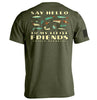Say Hello to My Little Friends Green by Shield Republic