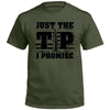 Just The Tip I Promise Flag (Front Print) by Shield Republic