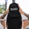 Baddie embroidered Trucker Hat by Madness & Mayhem LLC