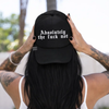Absolutely the fuck not embroidered Trucker Hat by Madness & Mayhem LLC
