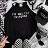 I’m not for everyone embroidered rockstar tank by Madness & Mayhem LLC