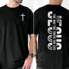 Minimalist Cross T-Shirt - Religious Quote Tee, Fashion-Forward Statement of Faith