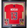 Framed Autographed/Signed Alex Morgan 35x39 Red Soccer Team USA World Cup Jersey JSA COA by Hall of Fame Sports Memorabilia