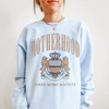Motherhood Sweatshirt | Tired Moms Society Crewneck | Vintage Mom Sweatshirt | Cozy Mom Outfit | Gift for Moms by Hey Jude Graphic Tees