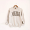 Leopard MAMA Crewneck Sweatshirt by Hey Jude Graphic Tees