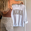 Leopard MAMA Crewneck Sweatshirt by Hey Jude Graphic Tees