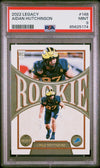 Graded 2022 Panini Legacy Aidan Hutchinson #148 Rookie RC Football Card PSA 9 Mint