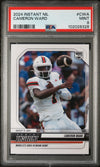 Graded 2024 Panini Instant NIL Cam Ward #CWA Rookie RC Football Card PSA 9 Mint