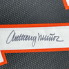 Framed Autographed/Signed Anthony Munoz 35x39 Cincinnati Black Football Jersey JSA COA by Hall of Fame Sports Memorabilia