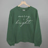 Merry And Bright White Script by Ivy + Cloth