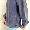 Navy Oversized Corded Crew by Ivy + Cloth