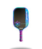 Proton Project Peacock 15mm Elongated Black/Jade/Plum Pickleball Paddle by The Mad Pickler