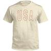 USA Collegiate Solid White (Front) by Shield Republic
