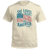 She Loves Jesus And America Too (Front) by Shield Republic