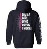 Just A Girl Who Loves Trucks by Shield Republic