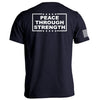 Peace Through Strength White by Shield Republic