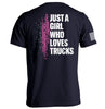 Just A Girl Who Loves Trucks by Shield Republic