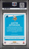 Graded 2020 Panini Donruss Justin Jefferson #313 Canvas Rookie RC Football Card PSA 10 Gem Mint