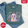 Neon Spooky Ghost Comfort Colors T-Shirt by Adorb Custom Tees