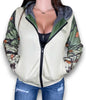 Neutral Camo Heavy Zip Fleece Hoodie by Luckless Outfitters