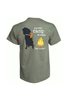 NEVER CAMP ALONE® T-shirt (Green) by Dog is Good
